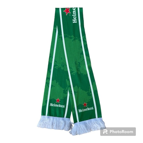 Heineken scarf giving me these cool - Picture 2 of 3